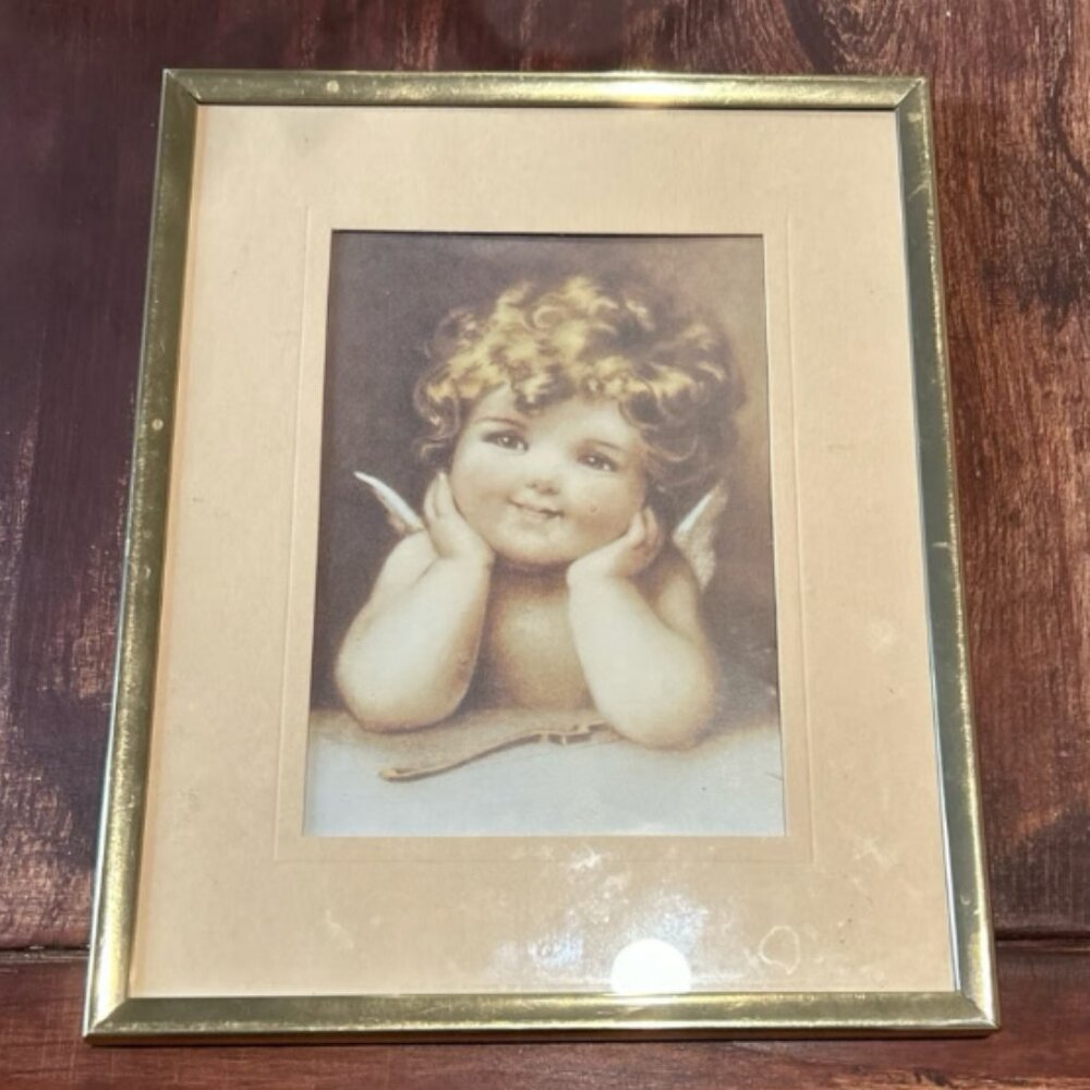 Cupid Nursery Wall Decor Vintage